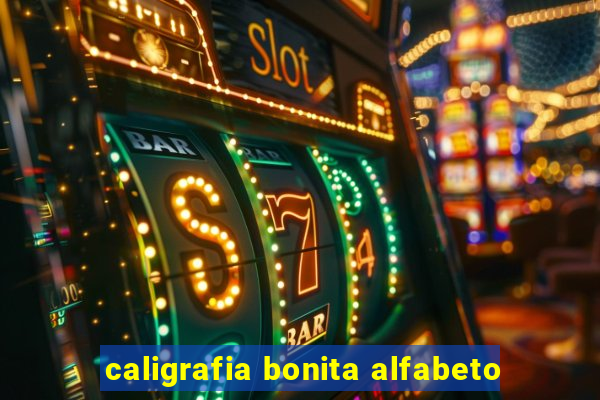 caligrafia bonita alfabeto